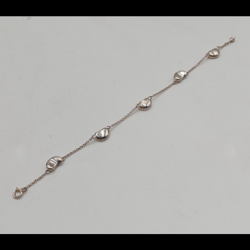 Tiffany&Co 5顆相思豆Bean手鍊-1