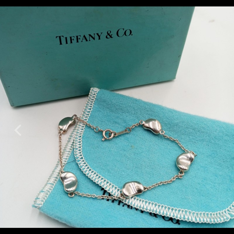 Tiffany&Co 5顆相思豆Bean手鍊-2
