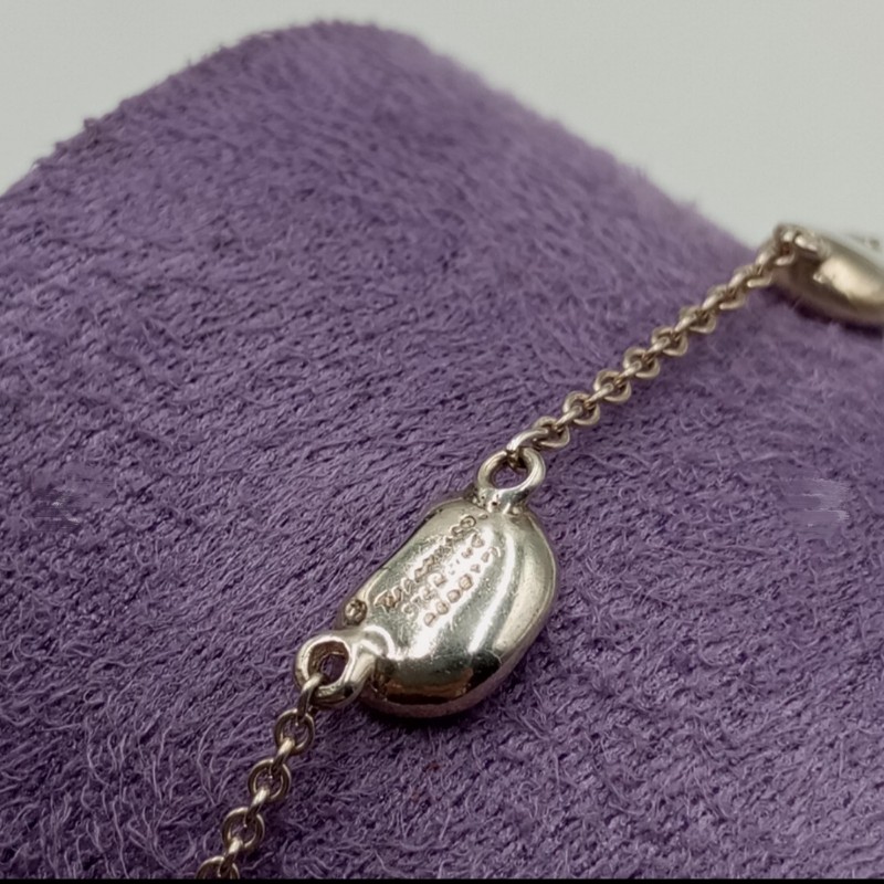 Tiffany&Co 5顆相思豆Bean手鍊-14