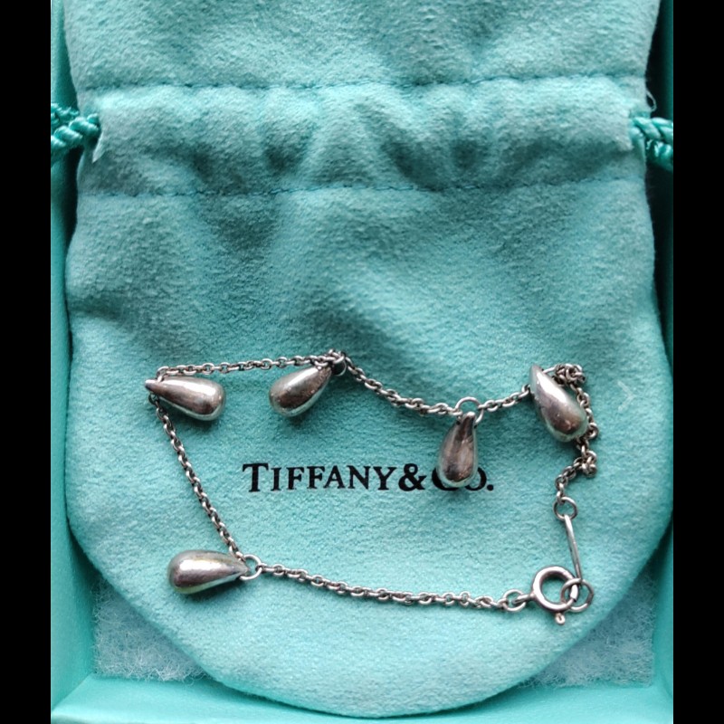 Tiffany & Co. Elsa Peretti 5顆淚滴手鍊-1