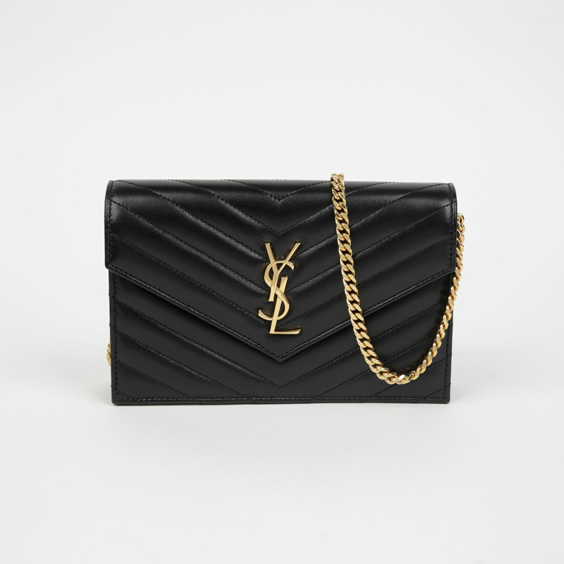 【包稅】SAINT LAURENT 信封式 WOC 肩斜背包 742920-1