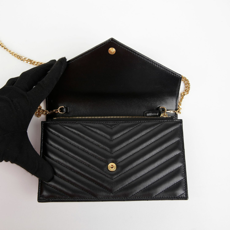 【包稅】SAINT LAURENT 信封式 WOC 肩斜背包 742920-9