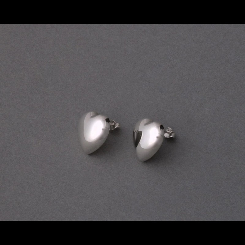 Tiffany&Co 心形針式耳環-1