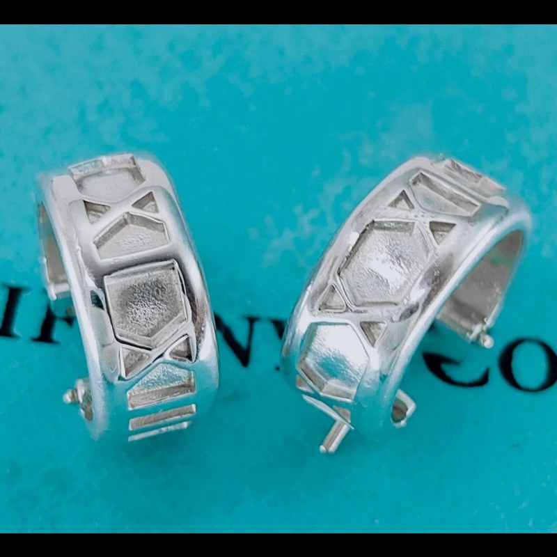 Tiffany & Co. Atlas X 圈形耳環-1