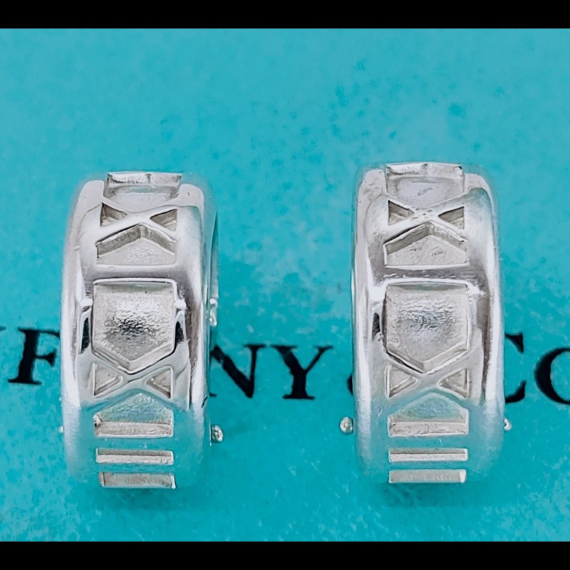 Tiffany & Co. Atlas X 圈形耳環-6