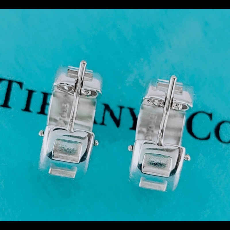Tiffany & Co. Atlas X 圈形耳環-10