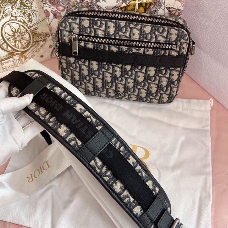 Dior迪奧 Safari老花信使包 男女同款-5