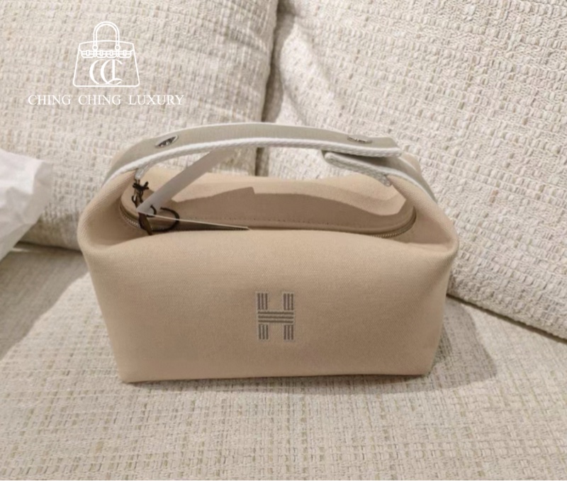 🌈Hermes💗bride-a-brac米色飯盒包💗小號💗全新🌈-0