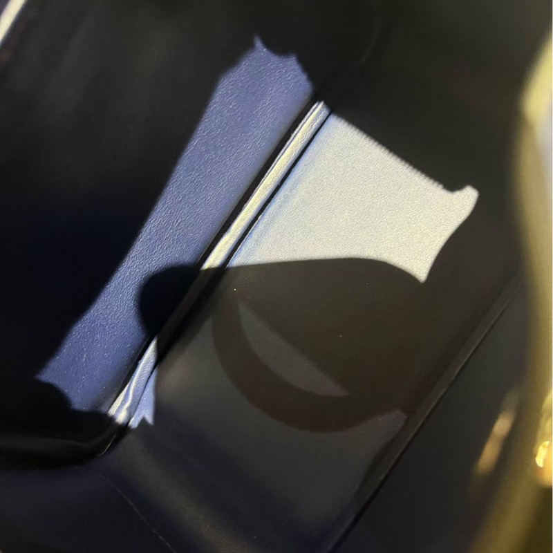 🌈Hermes💙Mini Lindy一代💙寶石藍色銀扣🌟98.5新🌈Swift皮🌟-3