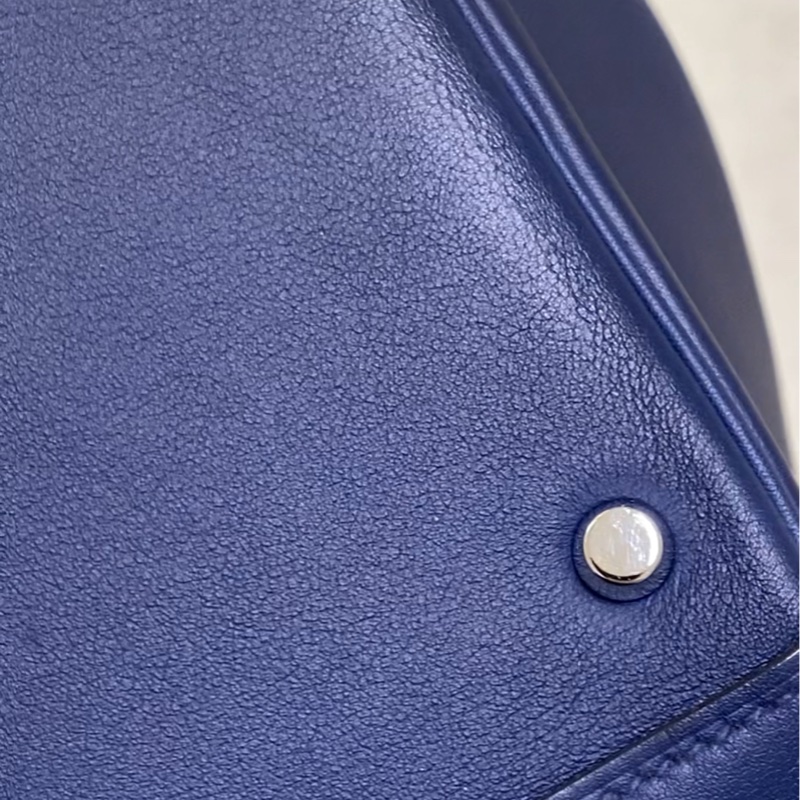 🌈Hermes💙Mini Lindy一代💙寶石藍色銀扣🌟98.5新🌈Swift皮🌟-7