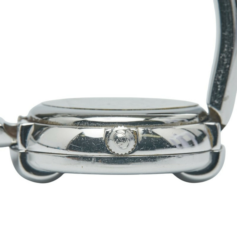 Gucci 女士手鐲腕錶，1400L 石英機芯，黑色錶盤，不鏽鋼錶殼，GUCCI-4