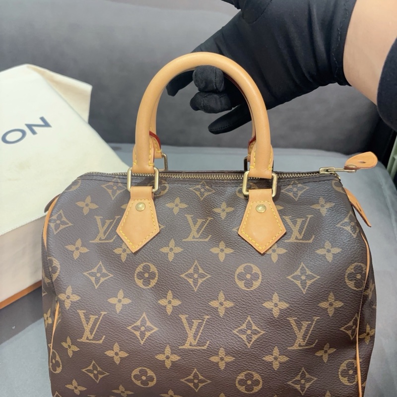 LV路易威登Speedy 25老花手提包-1