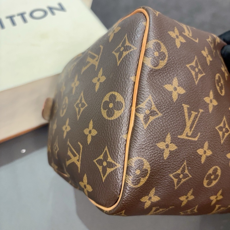 LV路易威登Speedy 25老花手提包-8