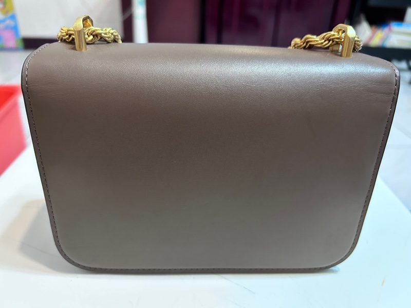 Tory Burch 皮革 金釦金鍊-1