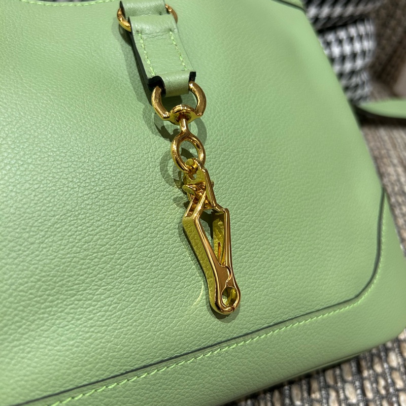 🌈Hermes💚Trim 24💚牛油果綠金扣💚99.5新🌈evercolor皮🌟-2