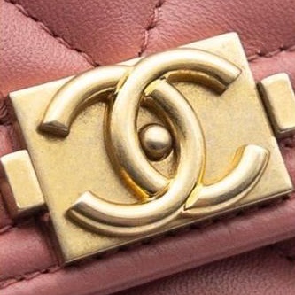 🌷Chanel Boy粉色長夾錢包皮夾|經典花紋✦fufu style 精品✦ 氣質款|-21