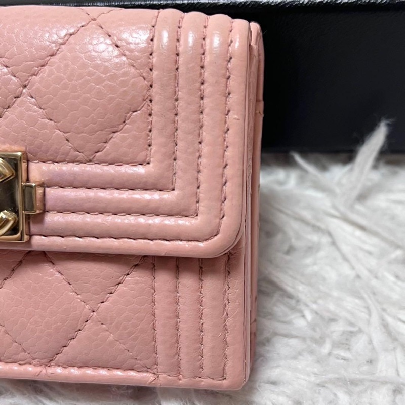 🌷Chanel Boy 短夾錢包皮夾｜經典花紋✦fufu style 精品✦ 氣質款｜-6