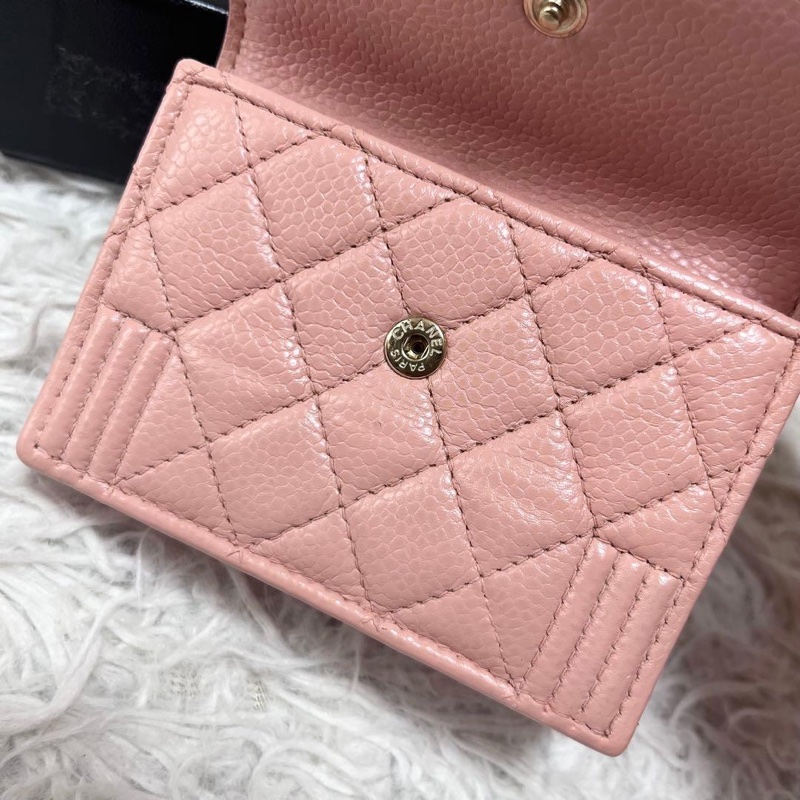 🌷Chanel Boy 短夾錢包皮夾｜經典花紋✦fufu style 精品✦ 氣質款｜-9