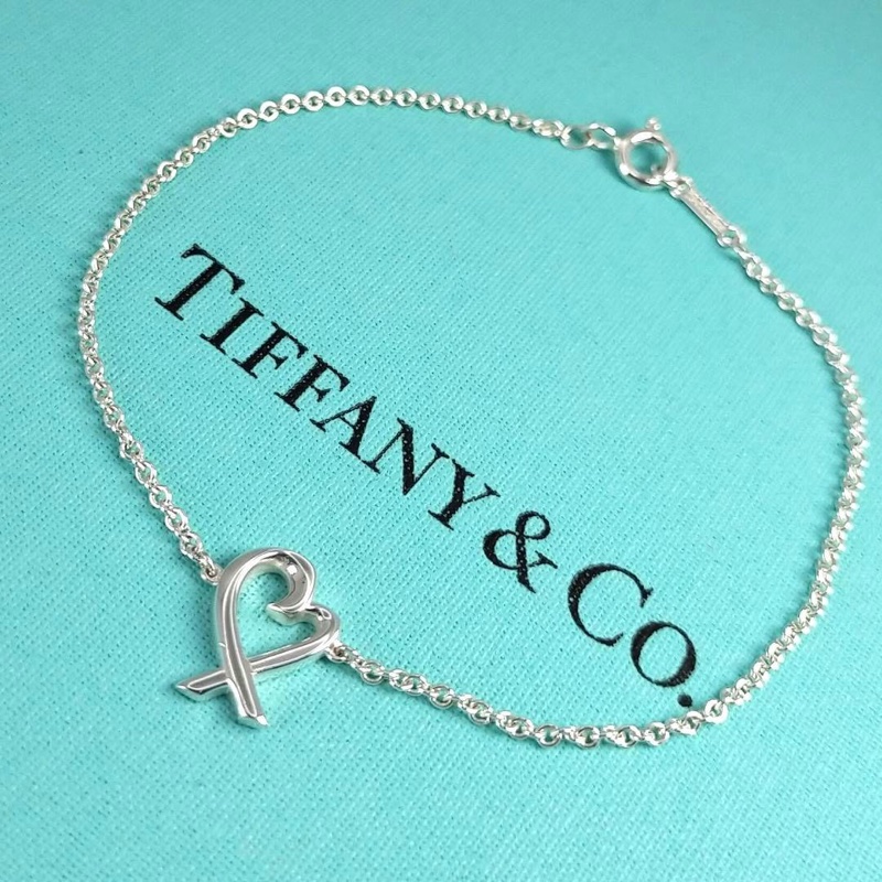 🌷 Tiffany&Co. 愛心手鍊 |經典花紋✦fufu style 精品✦ 氣質款|-0