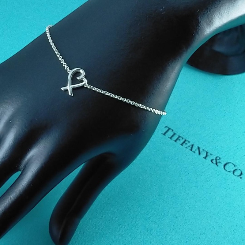 🌷 Tiffany&Co. 愛心手鍊 |經典花紋✦fufu style 精品✦ 氣質款|-1