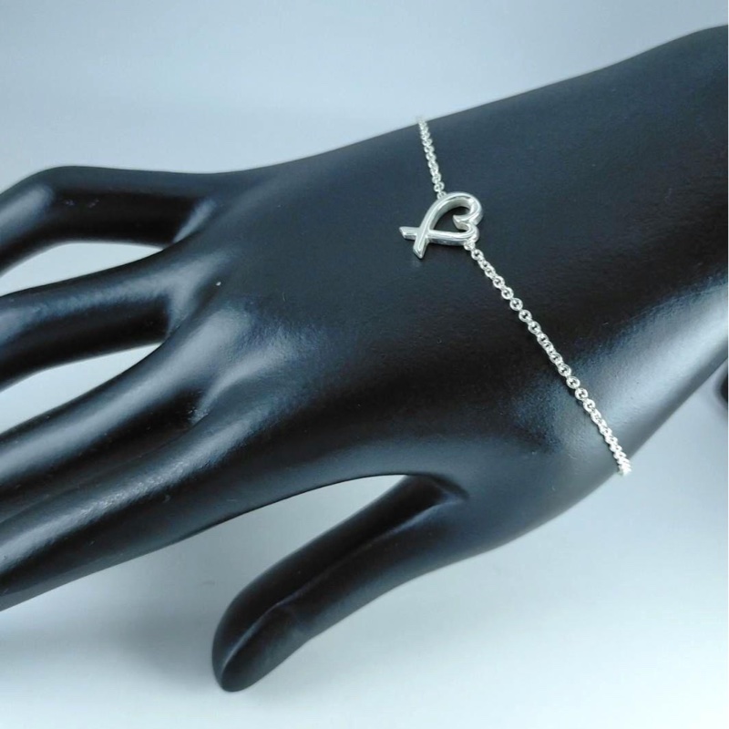 🌷 Tiffany&Co. 愛心手鍊 |經典花紋✦fufu style 精品✦ 氣質款|-5