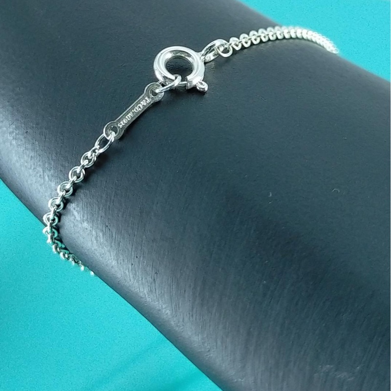 🌷 Tiffany&Co. 愛心手鍊 |經典花紋✦fufu style 精品✦ 氣質款|-7