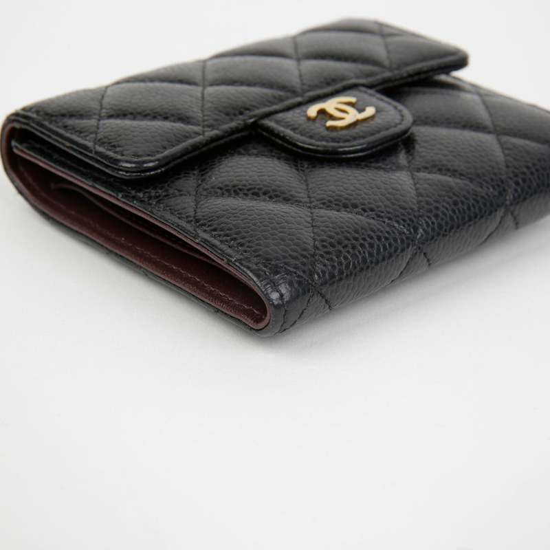 CHANEL 魚子醬紋經典雙折錢包 AP0231-6