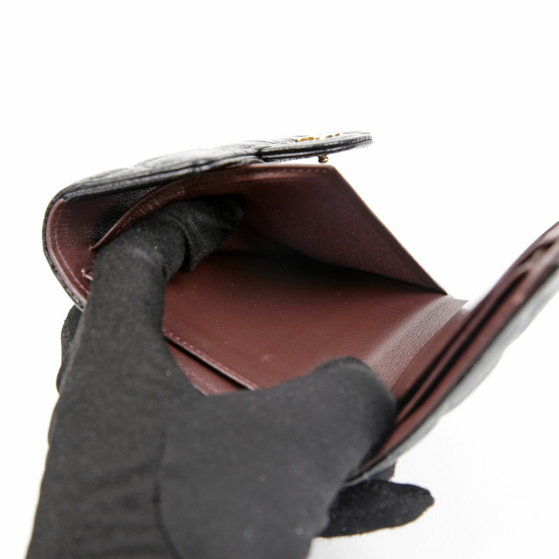 CHANEL 魚子醬紋經典雙折錢包 AP0231-12