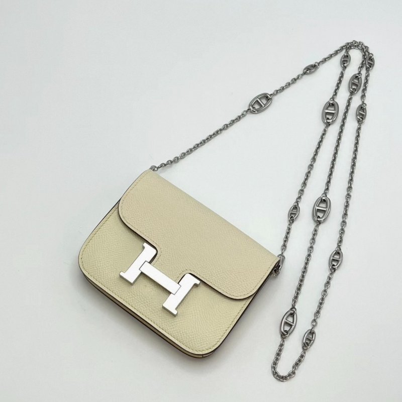 HERMES Constance slim零錢包腰包12*10*3 99新配件塵袋-0