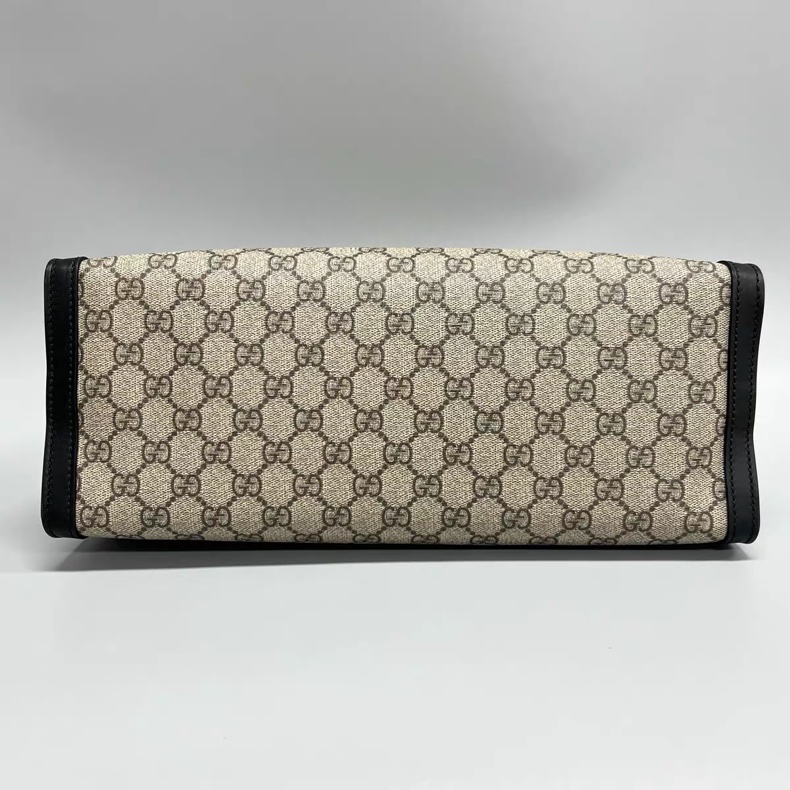 Gucci Padlock 老花拼色 黑色 中號-3