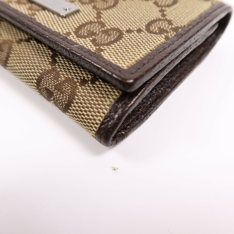 GUCCI 帆布Card Case銀扣卡片套-5