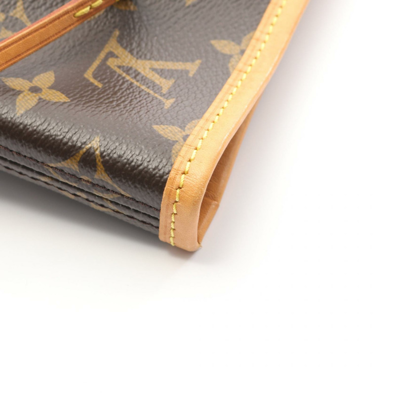 路易威登 Neverfull MM Monogram V 帆布手提包 M41601 棕色藍色二手 LV-5