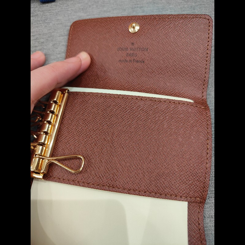 LV 六孔鑰匙包老花-20