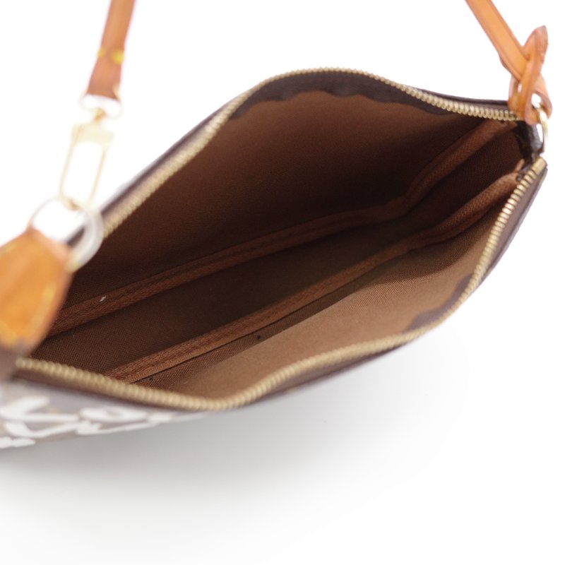 Louis Vuitton 路易威登 經典花紋 復古 限量 塗鴉款 手提包 大麻將 （可以放手機） 2001 年-8