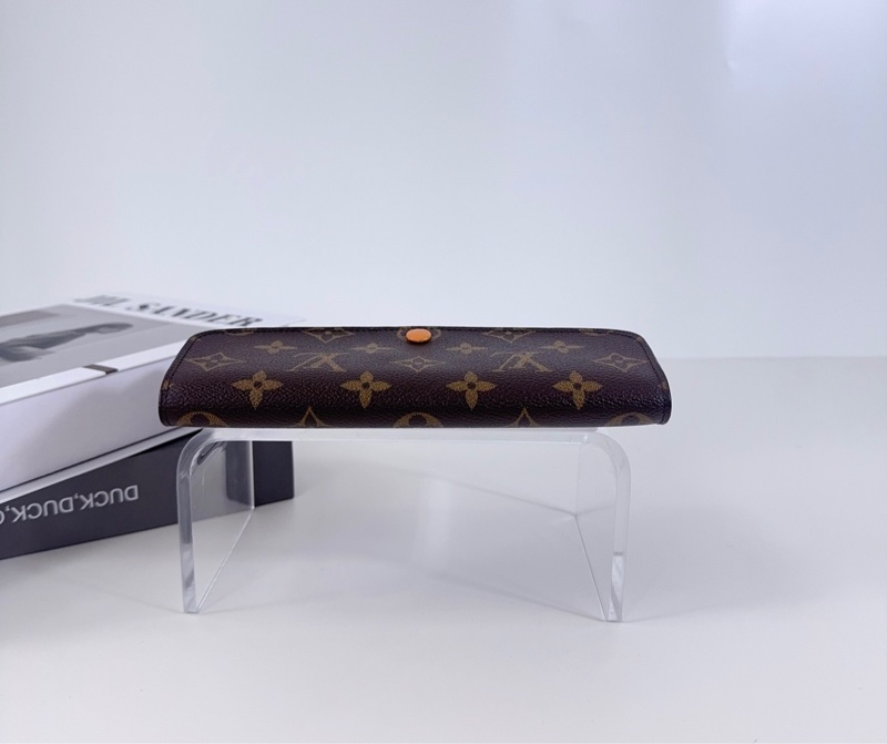 LV 路易威登 豆豆錢包 黃色內裡-4