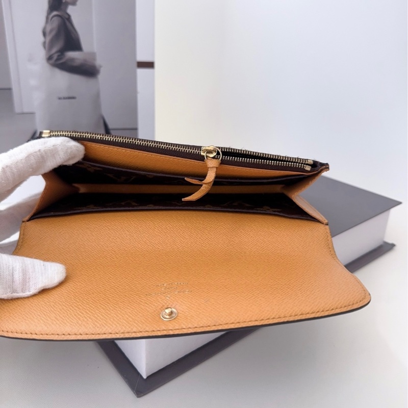 LV 路易威登 豆豆錢包 黃色內裡-7