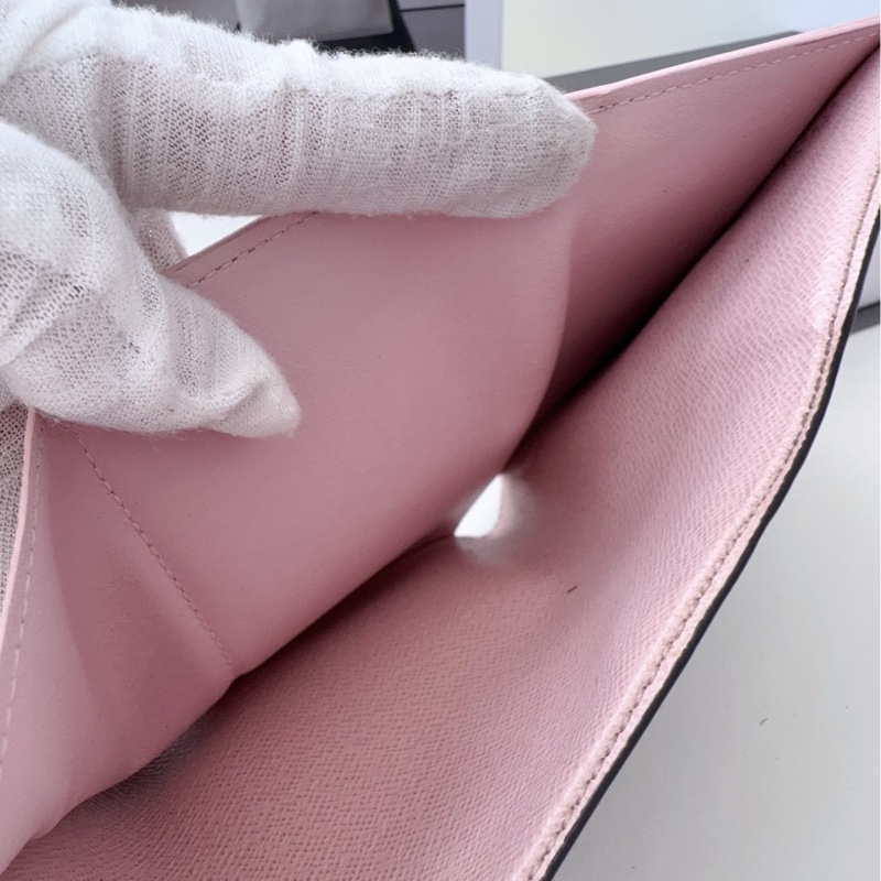 Lv 路易威登 豆豆錢包 粉色內裡-8