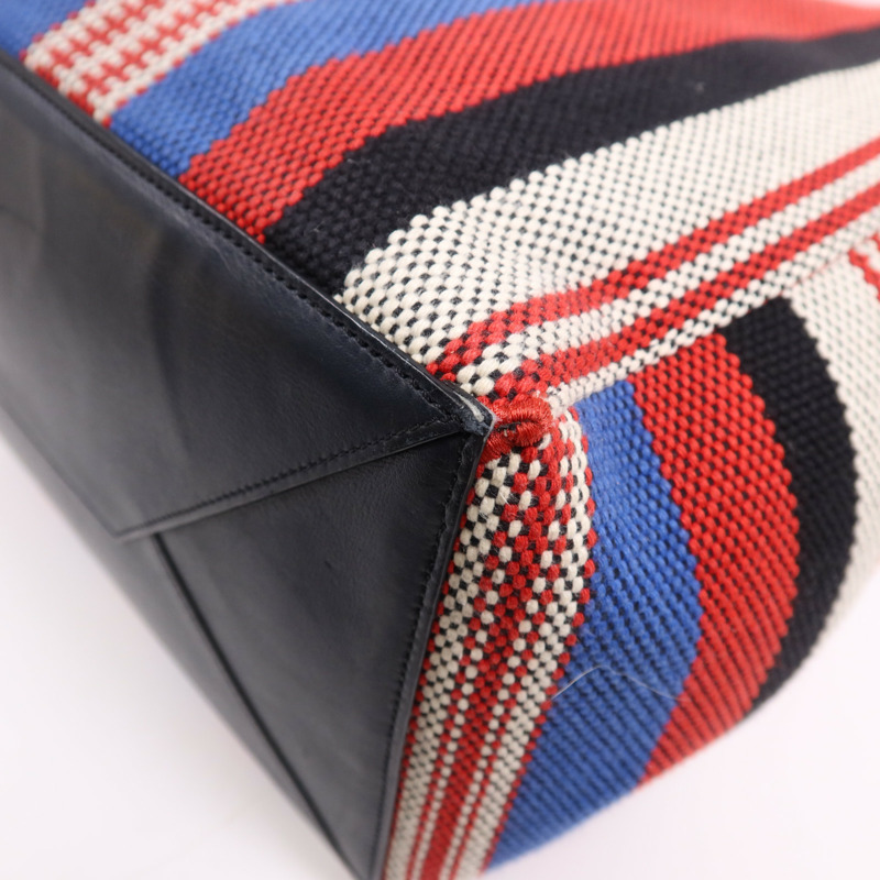 CELINE 帆布Tote Bag金扣手挽袋-7