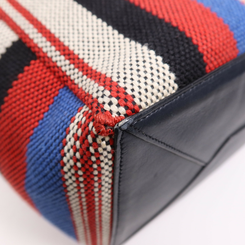 CELINE 帆布Tote Bag金扣手挽袋-10