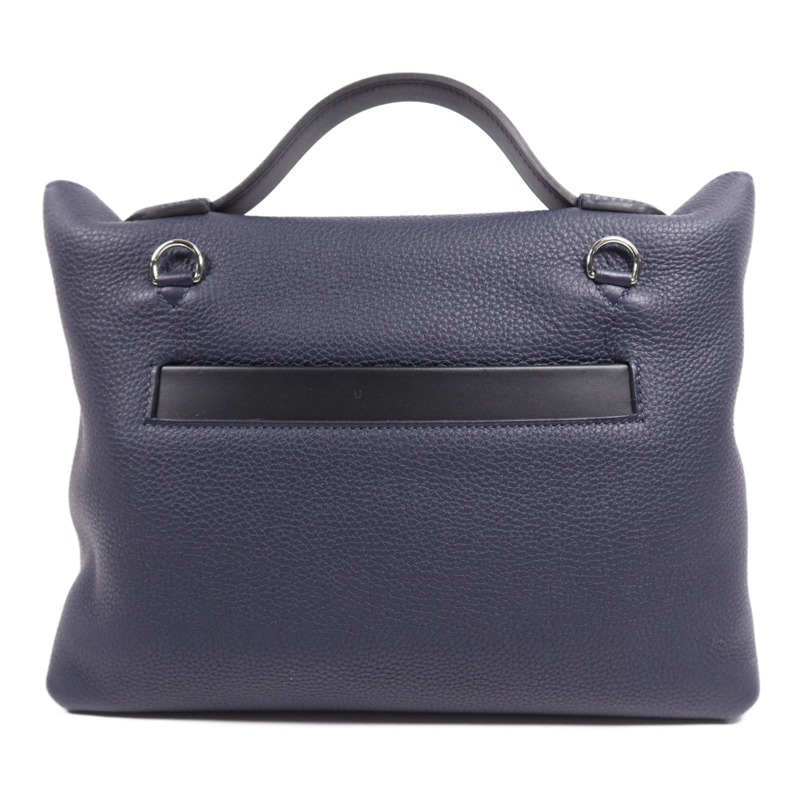 HERMES Togo皮革24/24 29cm銀扣手挽肩背兩用袋Caban-1