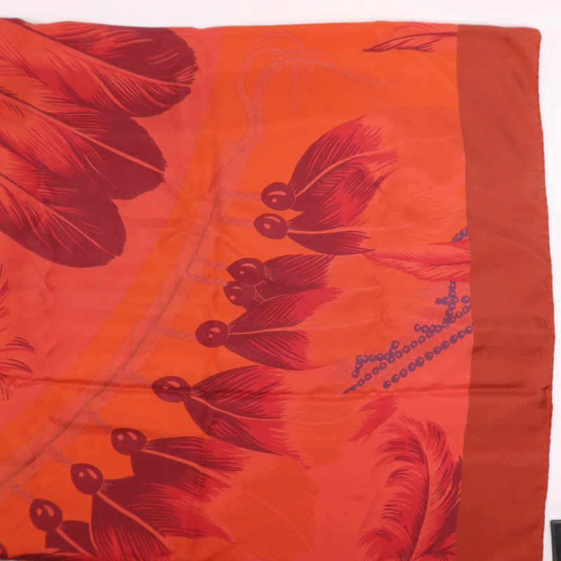 HERMES 絲質Scarf 130X130絲巾-5