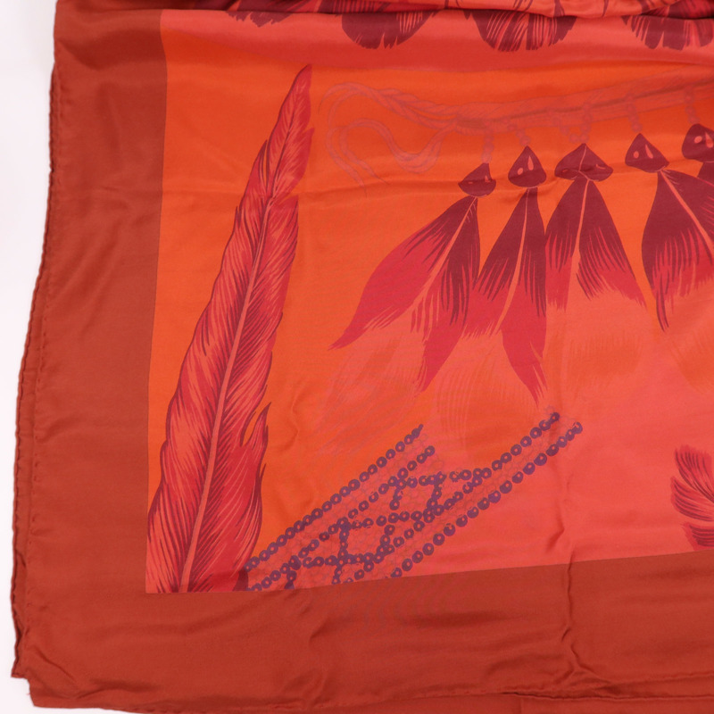 HERMES 絲質Scarf 130X130絲巾-6