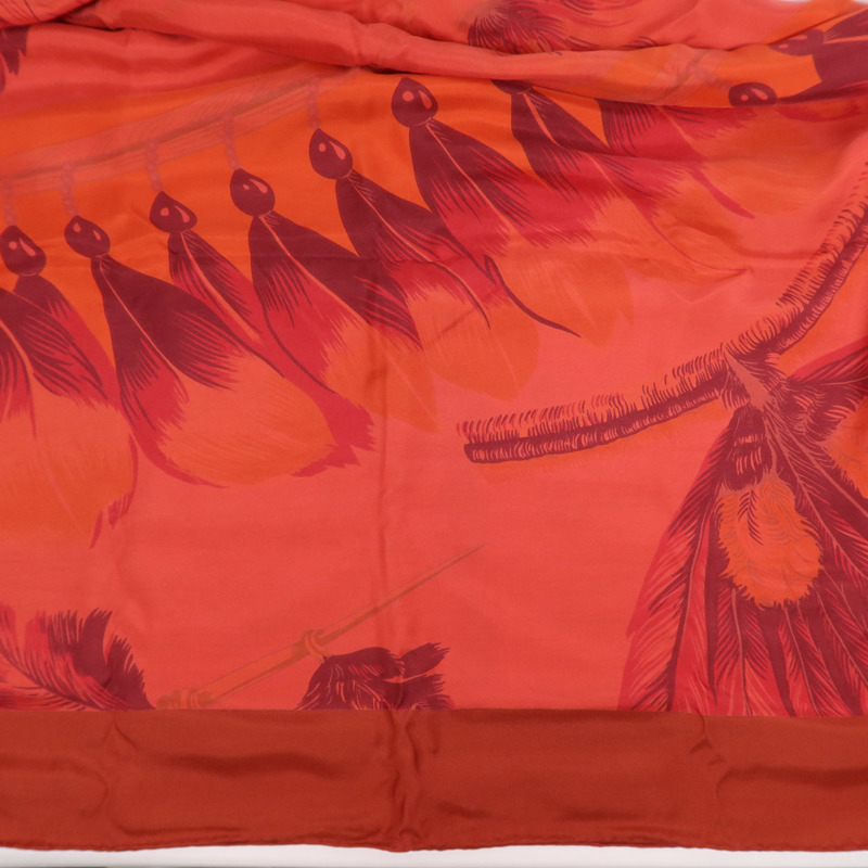 HERMES 絲質Scarf 130X130絲巾-7