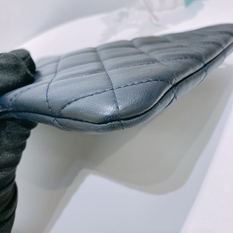 TW4533 CHANEL 香奈兒經典菱格款拉鍊手拿包包ZIPPER CLUTCH LAMBSKIN-6