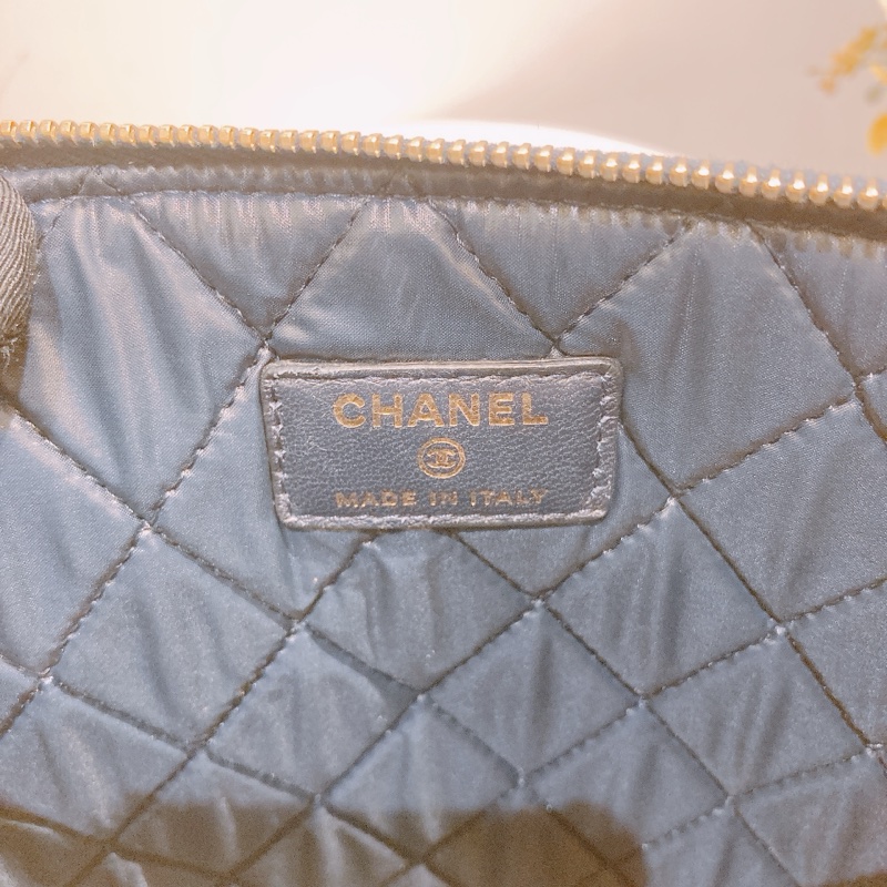 TW4533 CHANEL 香奈兒經典菱格款拉鍊手拿包包ZIPPER CLUTCH LAMBSKIN-10