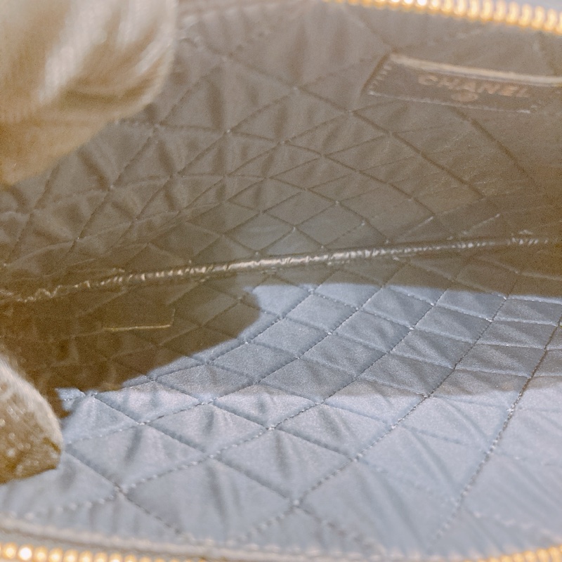 TW4533 CHANEL 香奈兒經典菱格款拉鍊手拿包包ZIPPER CLUTCH LAMBSKIN-12