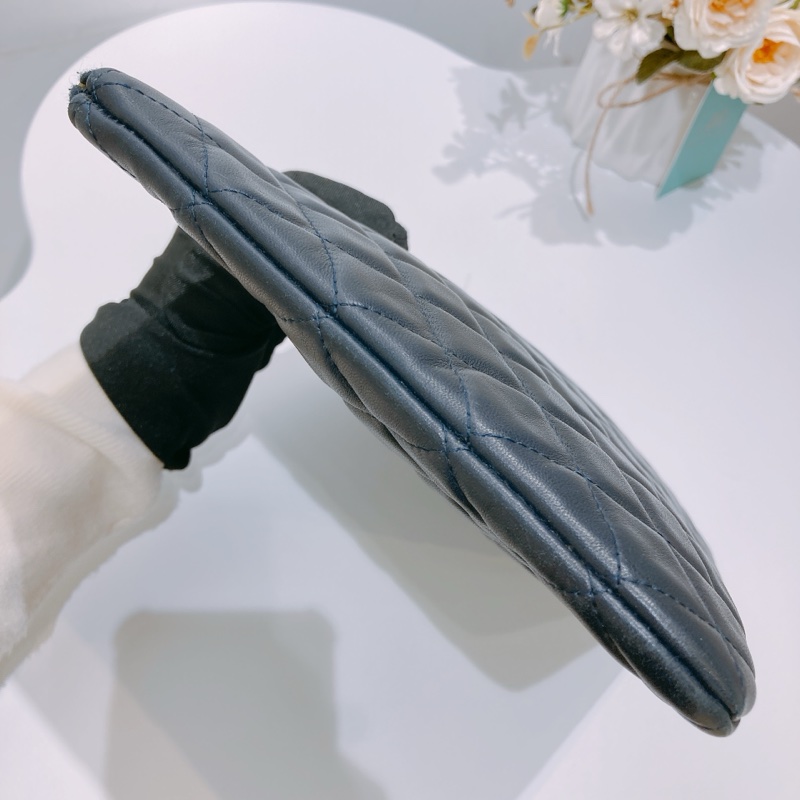 TW4533 CHANEL 香奈兒經典菱格款拉鍊手拿包包ZIPPER CLUTCH LAMBSKIN-19