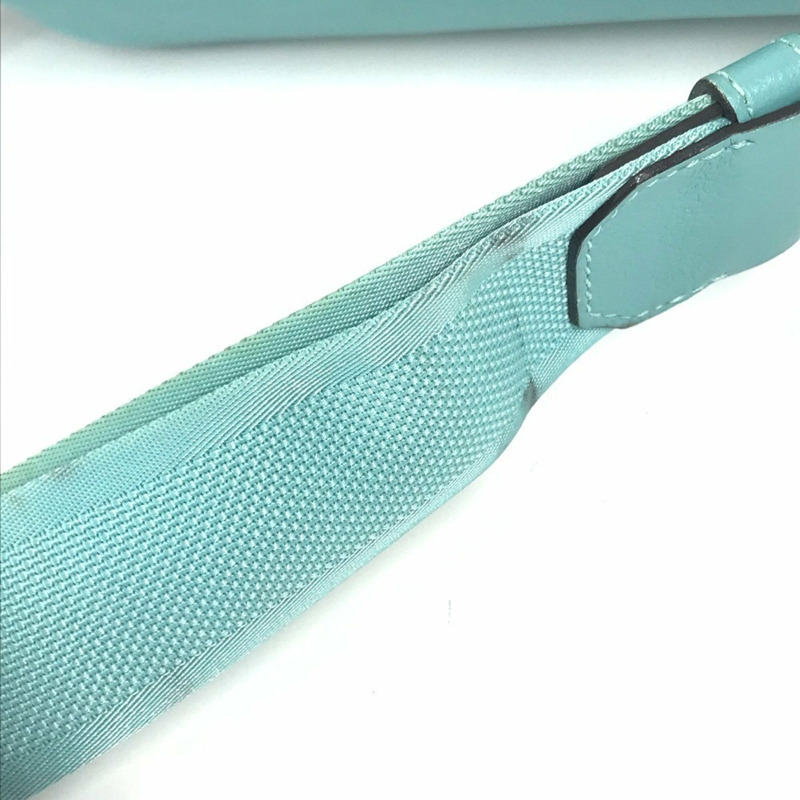 愛馬仕 City Slide Cross PM 單肩包、腰帶斜背包 Evercolor 男款，藍色環礁色-16