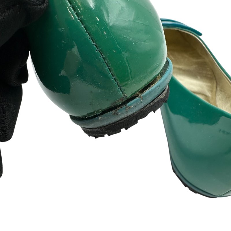 【美收精品】Roger Vivier  藍綠色矽膠平底鞋 4-258【隔月月中將轉賣至日本 上架期限30天】-4