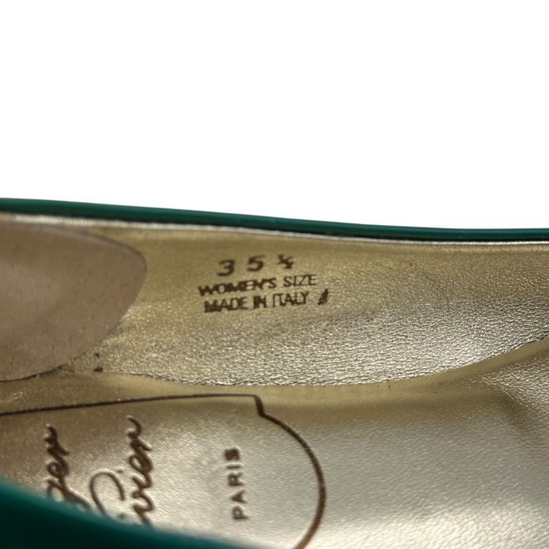 【美收精品】Roger Vivier  藍綠色矽膠平底鞋 4-258【隔月月中將轉賣至日本 上架期限30天】-5